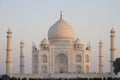 Taj Mahal famous mausoleum in India