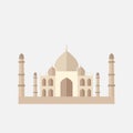 Taj Mahal flat illustration