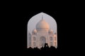 Taj Mahal Gate contrast