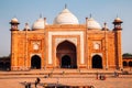 Taj Mahal historical architecture in Agra, India