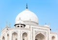 Taj Mahal in India, detail