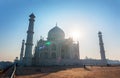 Taj Mahal India Sunset Royalty Free Stock Photo