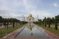 The Taj Mahal with four minarets, Agra, Uttar Pradesh, India