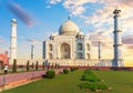 Taj Mahal main facade, beautiful view, Agra, India