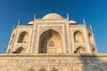 Taj Mahal marble facade view, Agra, India