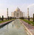 The Taj Mahal marble mausoleum