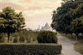 Taj Mahal mausoleum back view from Mehtab Bagh