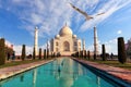Taj Mahal mausoleum, famous India`s sight, Agra