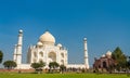 The Taj Mahal, the most famous monument of India. Agra - Uttar Pradesh Royalty Free Stock Photo
