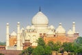 The Taj Mahal, one of the architectural wonders of the world, Agra, Uttar Pradesh, India. Royalty Free Stock Photo