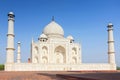 The Taj Mahal, one of the architectural wonders of the world, Agra, Uttar Pradesh, India Royalty Free Stock Photo