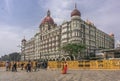 Taj Mahal Palace is a five-star luxury hotel built in the Indo-Saracenic style Royalty Free Stock Photo