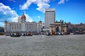 Taj Mahal Palace and the Gateway to India Royalty Free Stock Photo