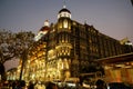 Night View of The Taj Mahal Palace Hotel, Colaba, Mumbai, India