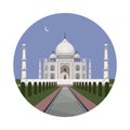 Taj Mahal palace icon