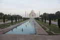 Taj Mahal with pool. Agra, India