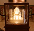 Taj Mahal replica under glass dome