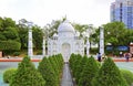 Taj mahal replica at window of the world, shenzhen, china