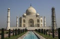 Taj Mahal on a sunny summer day, Agra, India Royalty Free Stock Photo