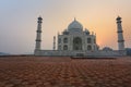 Taj Mahal at sunrise, Agra, Uttar Pradesh, India Royalty Free Stock Photo