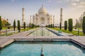 Taj Mahal at sunrise