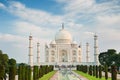 Taj Mahal in sunrise light, Agra Royalty Free Stock Photo
