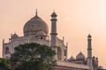 Taj Mahal in sunset light, Agra, India Royalty Free Stock Photo