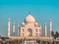 Taj Mahal view from front Agra, India