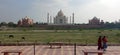 Taj Mahal view from Mehtab Bagh Agra