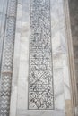 taj mahal wall details