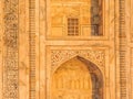 Taj Mahal Wall Arch Details Agra India