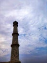 Taj Mahal's corner pillar marble