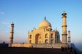 The Taj under Golden sunrays of winter morn