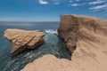 Tajao landscape, volcanic coastline in south Tenerife island.