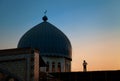 13.08.2014, Tajikistan, Dushanbe, The roof of the mosque Haji Ya