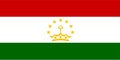 Tajikistan flag vector. Illustration of Tajikistan flag