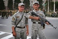 Tajikistan: Military parade in Dushanbe Royalty Free Stock Photo