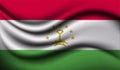 Tajikistan Realistic waving Flag Design