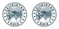 Tajikistan round logos.