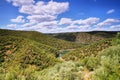 Tajo river near The village of Herrera de AlcÃÂ¡ntara