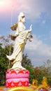 Tak Thailand, 16 January 2022, Guan Yin sculpture Bodhisattva which is worshiped in Buddhism according to the beliefs and faith of