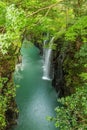 Takachiho gorge and waterfall in Miyazaki, Japan