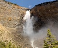 Takakkaw Falls, Canadas second highest waterfall Royalty Free Stock Photo