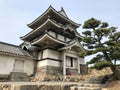 Ushitora Tower of Takamatsu Castle in Japan Royalty Free Stock Photo