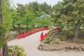 Takaoka-bashi Bridge of Hirosaki Castle, Hirosaki city, Japan