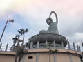 Takaoka daibutsu buddha, This great buddha is one of the three Great Buddha statues of Japan. Royalty Free Stock Photo