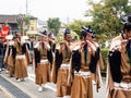 Takayama Autumn Festival parade on town streets