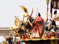 Takayama festival float carvings