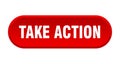 take action button Royalty Free Stock Photo