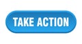take action button Royalty Free Stock Photo